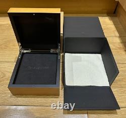 Genuine Original Panerai Wooden Wood Watch Box Case Complete Set Cloth Outer Box