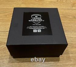 Genuine Original Panerai Wooden Wood Watch Box Case Complete Set Cloth Outer Box