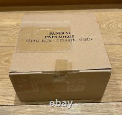 Genuine Original Panerai Wooden Wood Watch Box Case Complete Set Cloth Outer Box