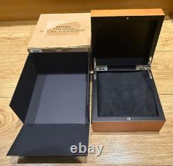 Genuine Original Panerai Wooden Wood Watch Presentation Box Case Complete Set