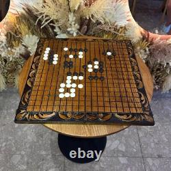 Go Game Set Board, Handmade Wooden Go Board Box Set, Chinese Goban, IN STOCK