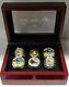 Golden State Warriors 6 Championship Ring Set W Wooden Box. Curry Durant Barry