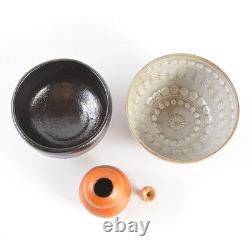 Goshokago Chabako Wooden Storage Basket Box Tea Ceremony Utensils Set T-0201