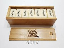 Grand Theft Auto San Andreas Promotional Domino Set Wooden Box RARE