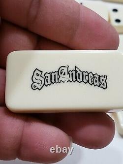 Grand Theft Auto San Andreas Promotional Domino Set Wooden Box RARE