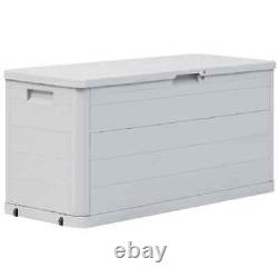 Great Garden Storage Box 280 L Light Grey Set