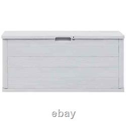 Great Garden Storage Box 280 L Light Grey Set