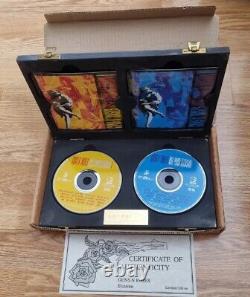 Guns N' Roses, Illusions. I & II Rare, Wooden Box, CD Set