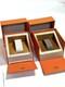 Hermes Watch Empty Box Set Of 2 Orange Wooden Box Case Storage Gift Mzmr A
