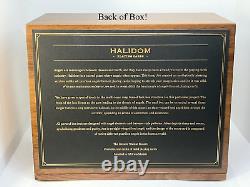 Halidom Deluxe Wooden Box, Set by Ark Playing Cards, also includes Halidom Coin