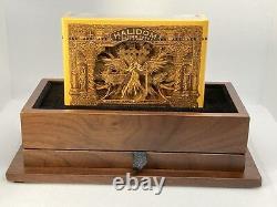 Halidom Deluxe Wooden Box, Set by Ark Playing Cards, also includes Halidom Coin