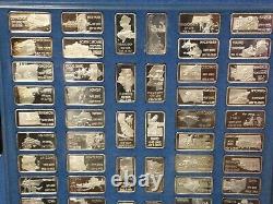 Hamilton Mint 50 State Collection 1oz. 999 Silver Bar Set Wooden Box COA #CF