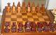 Hand Carved Japanese Chess Set In Fitted Box K =128mm Battle Of Arita-nakaide
