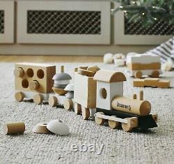 Hearth & And Hand Magnolia 2019 Wooden Train Set 23 Pc NEW in Box Factory Sealed