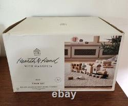 Hearth and Hand Magnolia Wooden Train Car Set Target 2019 Christmas New In Box