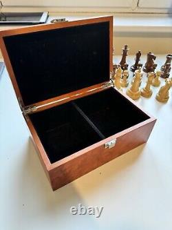 High Quality Chess Set With Box Luxury Weighted Wooden Complete Set