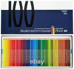 Holbein Artists Colored Pencils 100 Colors Set Paper Boxed OP940