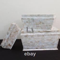Home Décor Luxury Mother Of Pearl Inlay Box Set3