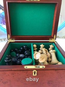 House of Staunton Handcraft Wood Chess Set With A Box (no Board)