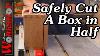 How To Cut The Top Off A Wooden Box Safely Table Saw Tips And Tricks