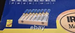 Irwin Marples 8 Piece ProTouch Bevel Edge Chisel Set in Wooden Box