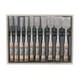 Japanese Nomi Master Craftsman High-speed Steel Set Of 10 Cased In A Wooden Box