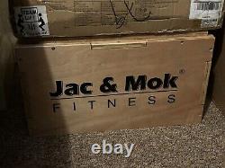 Jac & Mok Wooden Plyometric Jump Squat Box Stacking Set Training Cross Fit