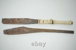 Japanese Antique Razor Set in Wooden Box Original from Japan 0618F31