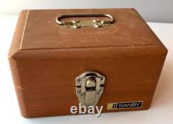 Japanese Seal Set Bulk Sales Stamp KANJI Hanko With Wooden Box Partition FS USED