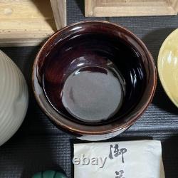 Japanese Tea Ceremony Set Tansaku Box Chado Tools Vintage Wooden Box Included