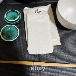 Japanese Tea Ceremony Set Tansaku Box Chado Tools Vintage Wooden Box Included