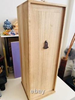Japanese Tea Ceremony Set Wooden Box Chawan Chasen Tanzaku Style Unused