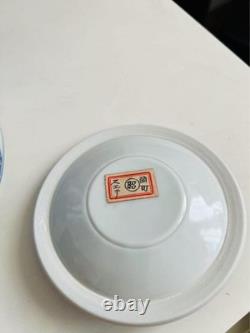 Japanese Tea Ceremony Set Wooden Box Chawan Chasen Tanzaku Style Unused