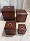 Japanese Wooden Karakuri Puzzle Box Set Of 4 Secret Storage Trick Boxes