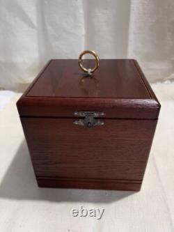 Japanese Wooden Karakuri Puzzle Box Set of 4 Secret Storage Trick Boxes