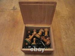 Jaques of London Reproduction Chess Set and Walnut Chess box