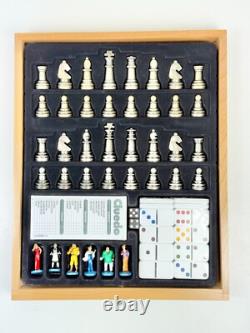 John Lewis Luxury Wooden Chess Set Game Box UNUSED Pieces + Cluedo Monopoly