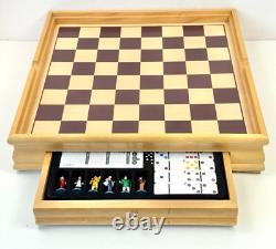 John Lewis Luxury Wooden Chess Set Game Box UNUSED Pieces + Cluedo Monopoly