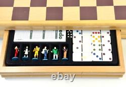 John Lewis Luxury Wooden Chess Set Game Box UNUSED Pieces + Cluedo Monopoly