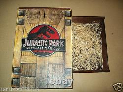 Jurassic Park Trilogy Wooden Box Limited 6-discs Edition Gift Set NEW