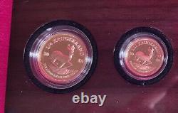 KRUGERRAND 2018 Gold 4 Coins set in Exclusive Wooden Box