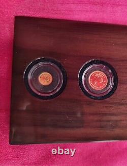 KRUGERRAND 2018 Gold 4 Coins set in Exclusive Wooden Box