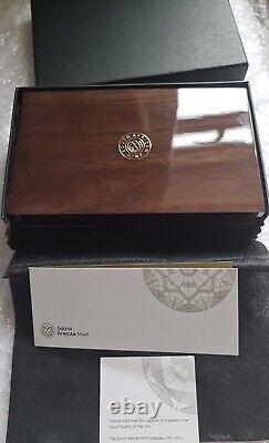 KRUGERRAND 2018 Gold 4 Coins set in Exclusive Wooden Box