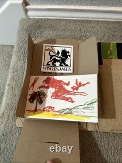 Keith Richard's Wingless Angels 2010 Limited Deluxe Cd Box Set Wooden Box Art