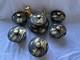 Kutani Ware Japanese Teapot With Cups Set In Wooden Box