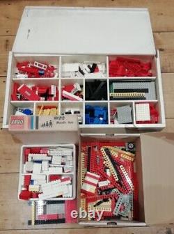 Large Collection Vintage Lego Pieces -Job Lot -Wooden Storage Box 1968 Set 022