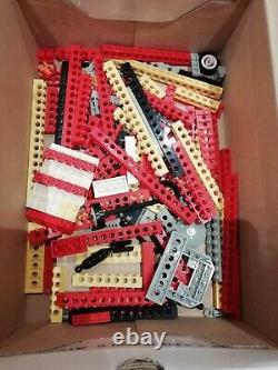 Large Collection Vintage Lego Pieces -Job Lot -Wooden Storage Box 1968 Set 022