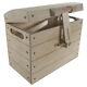 Large Pirate Wooden Treasure Chest Storage Toy Box / Unpainted Plain Wood Boxes