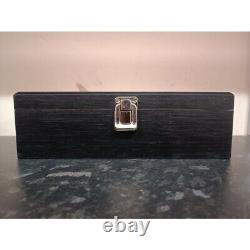 Large Rolling box Black Wooden Smoking Box Gift Set Storage Box Christmas Gift