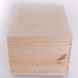 Large Wooden Storage Memory Box With Lid / Pinewood Toy Chest Keepsake Trunk